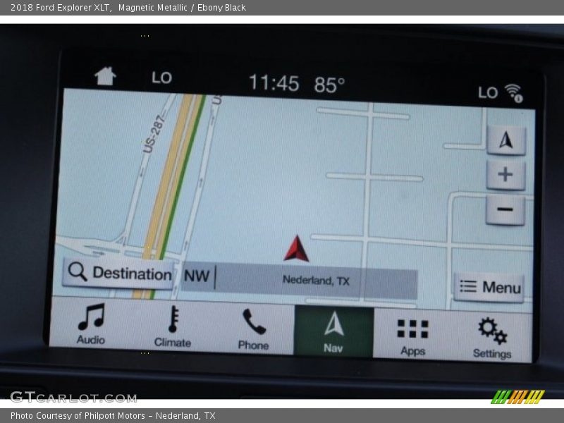 Magnetic Metallic / Ebony Black 2018 Ford Explorer XLT