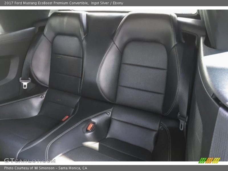 Ingot Silver / Ebony 2017 Ford Mustang EcoBoost Premium Convertible