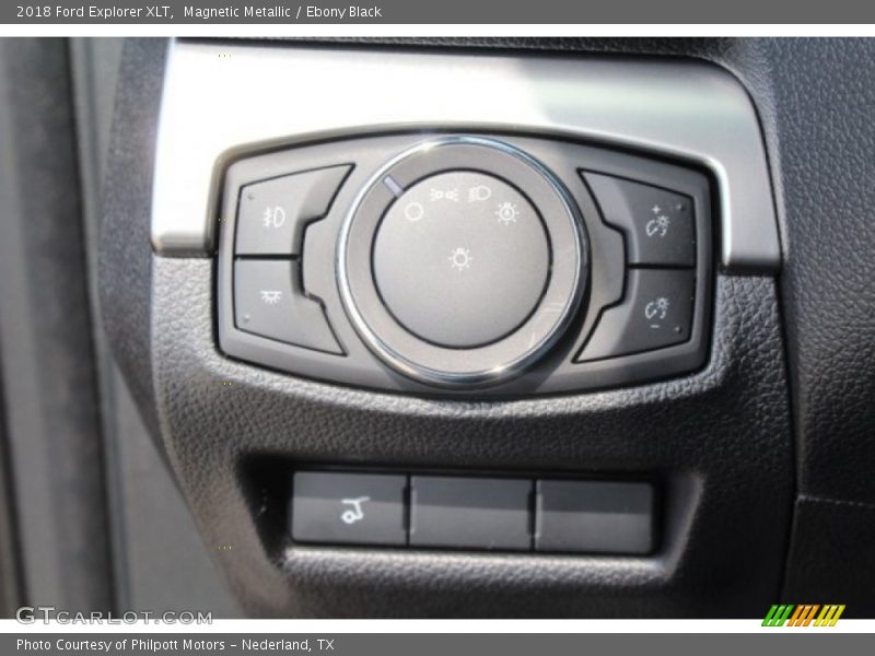 Magnetic Metallic / Ebony Black 2018 Ford Explorer XLT