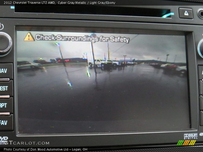 Cyber Gray Metallic / Light Gray/Ebony 2012 Chevrolet Traverse LTZ AWD