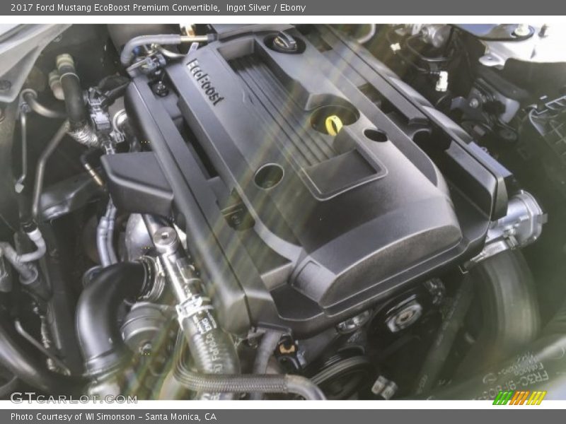 Ingot Silver / Ebony 2017 Ford Mustang EcoBoost Premium Convertible