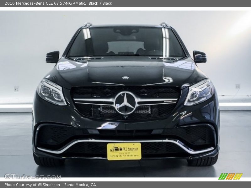 Black / Black 2016 Mercedes-Benz GLE 63 S AMG 4Matic