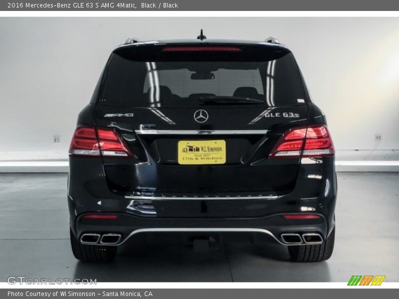 Black / Black 2016 Mercedes-Benz GLE 63 S AMG 4Matic