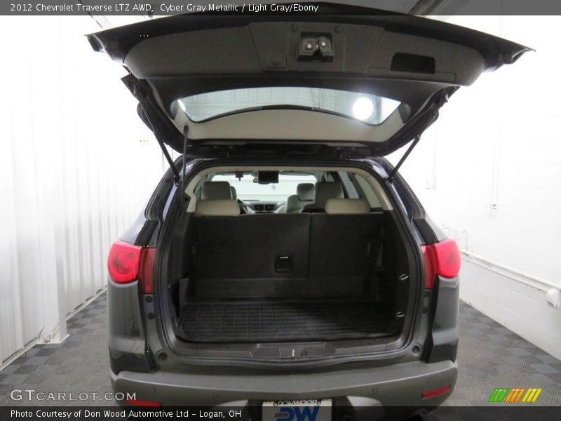 Cyber Gray Metallic / Light Gray/Ebony 2012 Chevrolet Traverse LTZ AWD