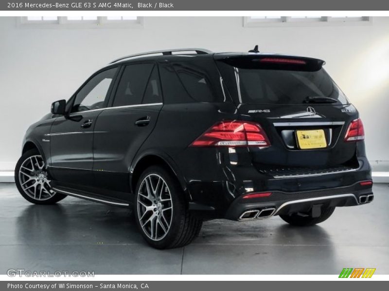 Black / Black 2016 Mercedes-Benz GLE 63 S AMG 4Matic