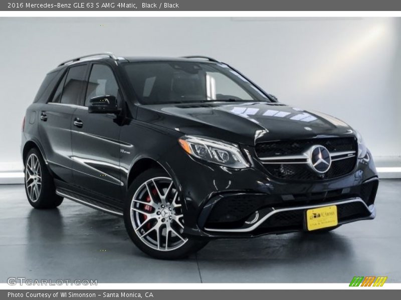 Black / Black 2016 Mercedes-Benz GLE 63 S AMG 4Matic