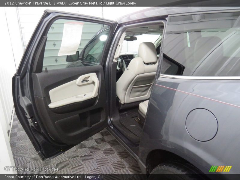 Cyber Gray Metallic / Light Gray/Ebony 2012 Chevrolet Traverse LTZ AWD