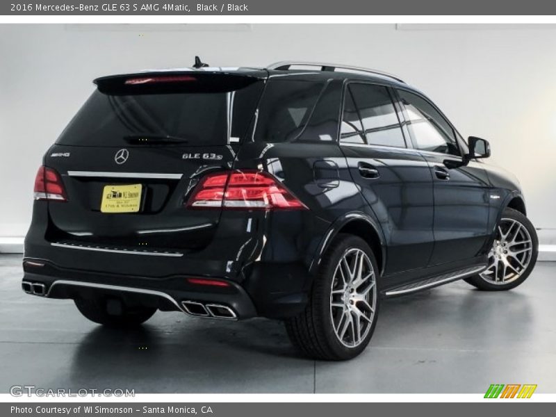 Black / Black 2016 Mercedes-Benz GLE 63 S AMG 4Matic