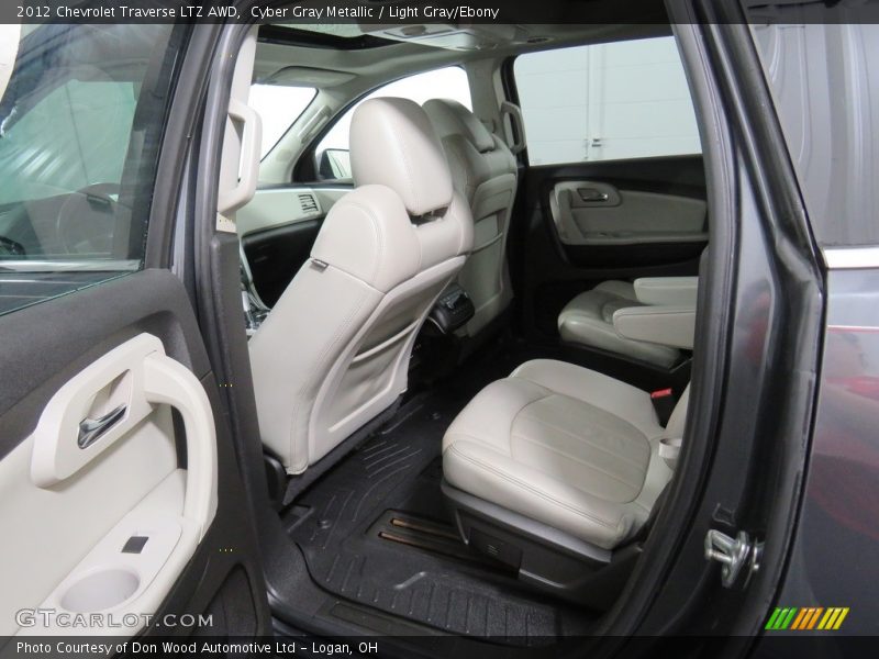 Cyber Gray Metallic / Light Gray/Ebony 2012 Chevrolet Traverse LTZ AWD