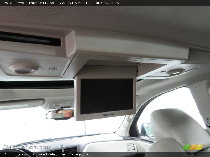 Cyber Gray Metallic / Light Gray/Ebony 2012 Chevrolet Traverse LTZ AWD