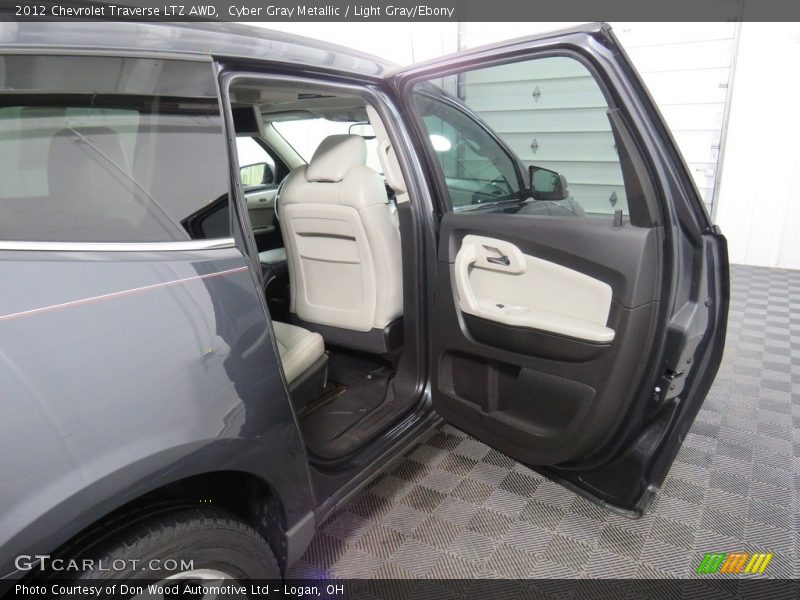 Cyber Gray Metallic / Light Gray/Ebony 2012 Chevrolet Traverse LTZ AWD