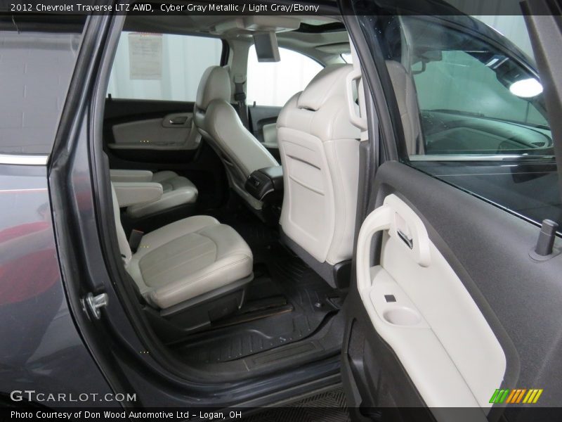 Cyber Gray Metallic / Light Gray/Ebony 2012 Chevrolet Traverse LTZ AWD