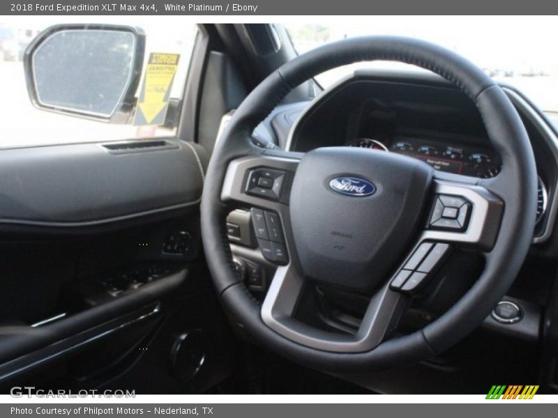 White Platinum / Ebony 2018 Ford Expedition XLT Max 4x4