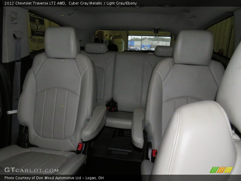 Cyber Gray Metallic / Light Gray/Ebony 2012 Chevrolet Traverse LTZ AWD