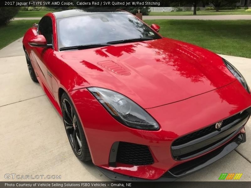  2017 F-TYPE SVR AWD Coupe Caldera Red
