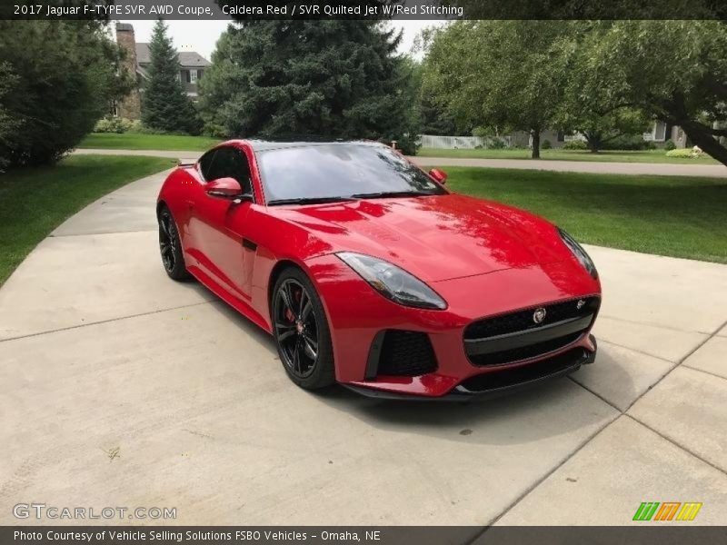 Front 3/4 View of 2017 F-TYPE SVR AWD Coupe