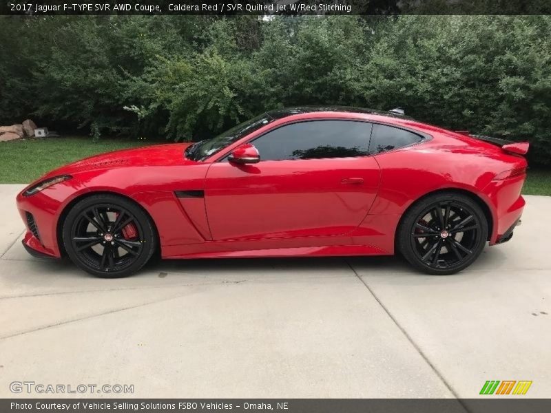  2017 F-TYPE SVR AWD Coupe Caldera Red