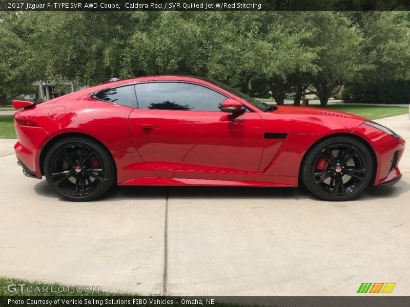  2017 F-TYPE SVR AWD Coupe Caldera Red