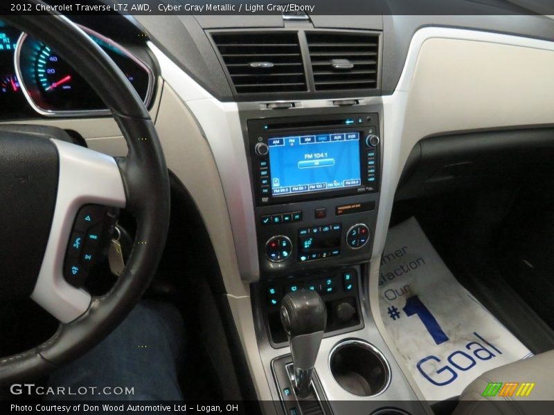 Cyber Gray Metallic / Light Gray/Ebony 2012 Chevrolet Traverse LTZ AWD