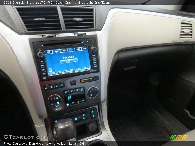 Cyber Gray Metallic / Light Gray/Ebony 2012 Chevrolet Traverse LTZ AWD