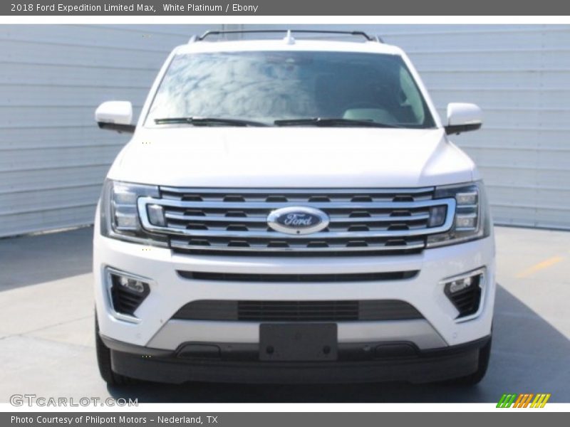 White Platinum / Ebony 2018 Ford Expedition Limited Max