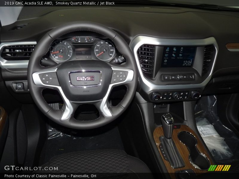 Smokey Quartz Metallic / Jet Black 2019 GMC Acadia SLE AWD