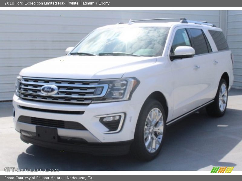 White Platinum / Ebony 2018 Ford Expedition Limited Max