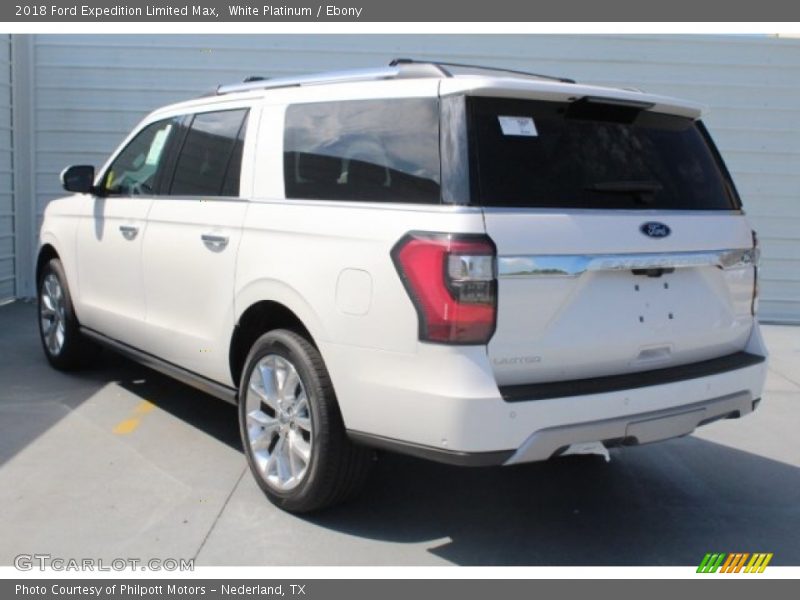 White Platinum / Ebony 2018 Ford Expedition Limited Max