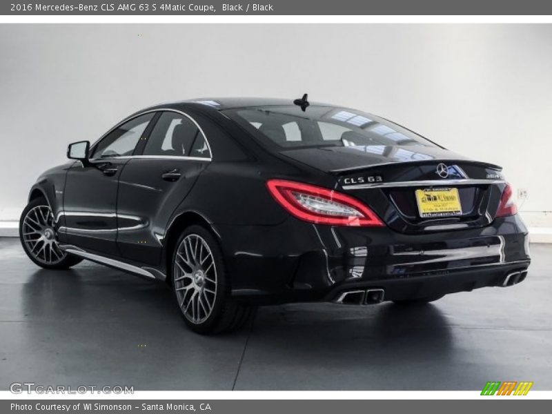 Black / Black 2016 Mercedes-Benz CLS AMG 63 S 4Matic Coupe