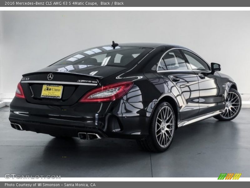 Black / Black 2016 Mercedes-Benz CLS AMG 63 S 4Matic Coupe