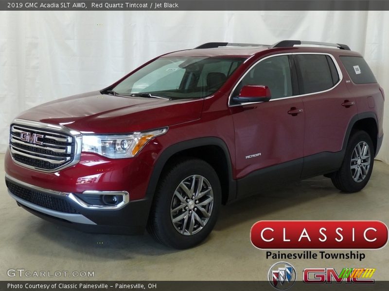 Red Quartz Tintcoat / Jet Black 2019 GMC Acadia SLT AWD