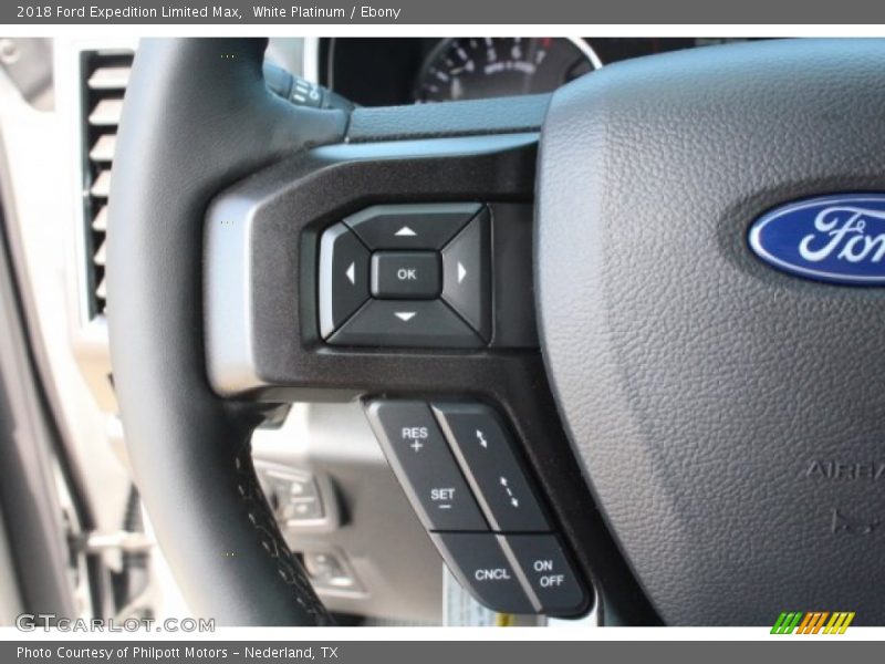White Platinum / Ebony 2018 Ford Expedition Limited Max