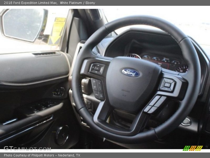 White Platinum / Ebony 2018 Ford Expedition Limited Max