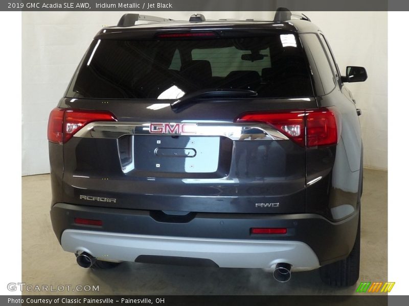 Iridium Metallic / Jet Black 2019 GMC Acadia SLE AWD