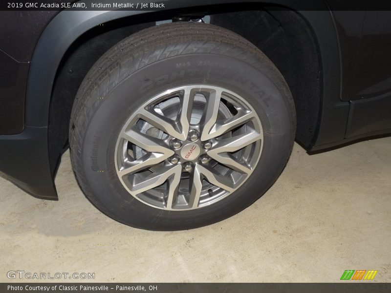 Iridium Metallic / Jet Black 2019 GMC Acadia SLE AWD
