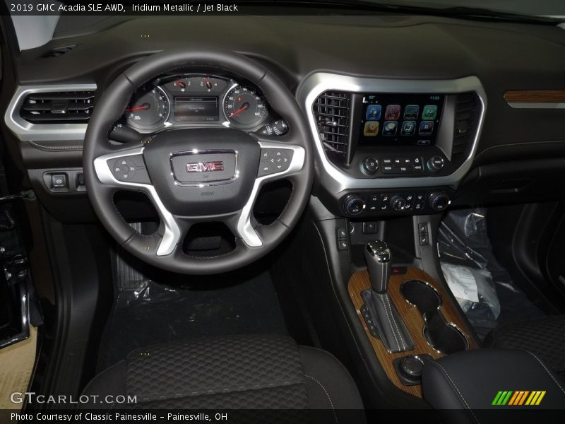 Iridium Metallic / Jet Black 2019 GMC Acadia SLE AWD