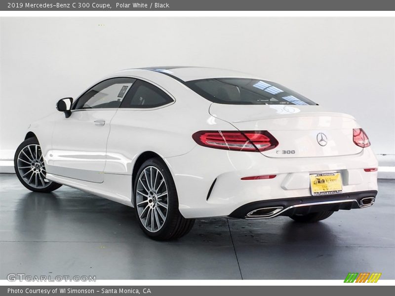 Polar White / Black 2019 Mercedes-Benz C 300 Coupe
