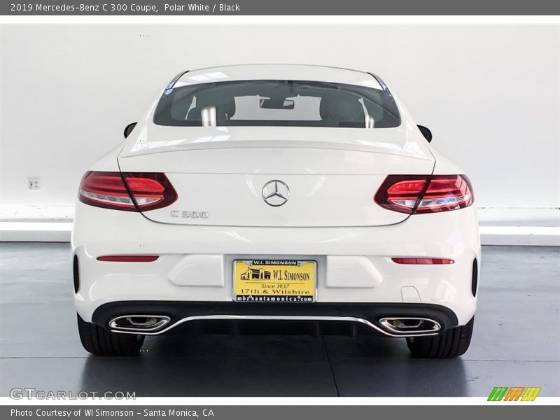 Polar White / Black 2019 Mercedes-Benz C 300 Coupe