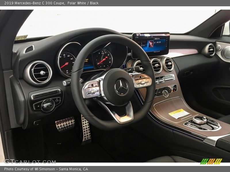 Polar White / Black 2019 Mercedes-Benz C 300 Coupe