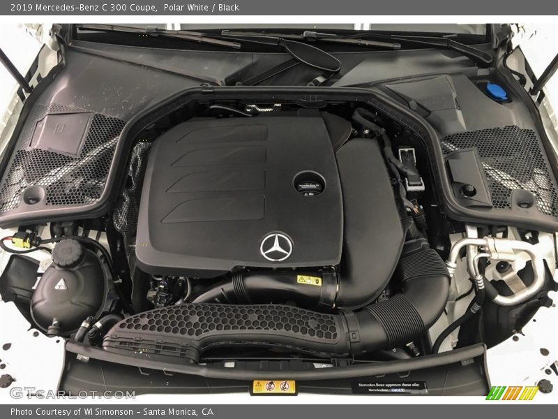 Polar White / Black 2019 Mercedes-Benz C 300 Coupe