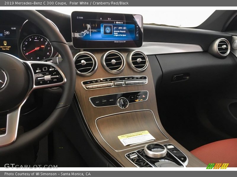 Controls of 2019 C 300 Coupe