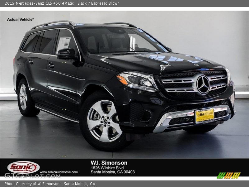 Black / Espresso Brown 2019 Mercedes-Benz GLS 450 4Matic