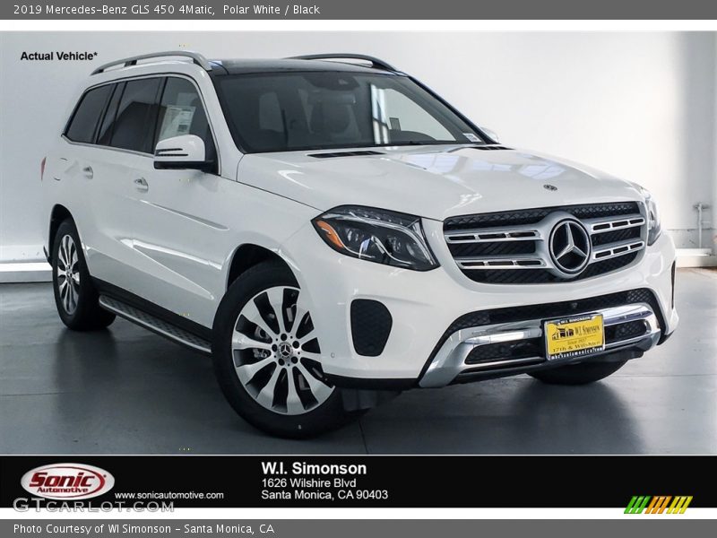 Polar White / Black 2019 Mercedes-Benz GLS 450 4Matic