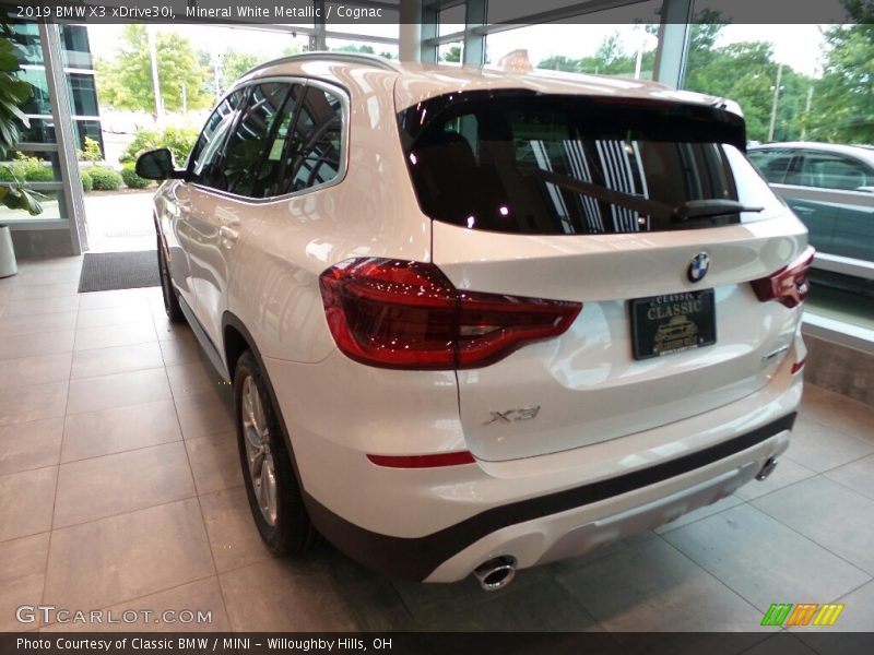 Mineral White Metallic / Cognac 2019 BMW X3 xDrive30i