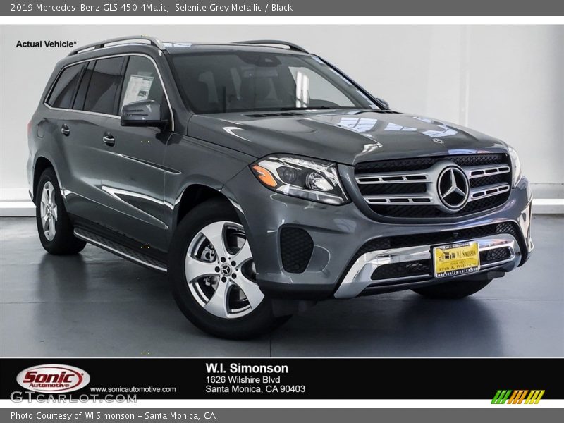 Selenite Grey Metallic / Black 2019 Mercedes-Benz GLS 450 4Matic