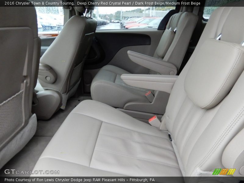 Deep Cherry Red Crystal Pearl / Dark Frost Beige/Medium Frost Beige 2016 Chrysler Town & Country Touring