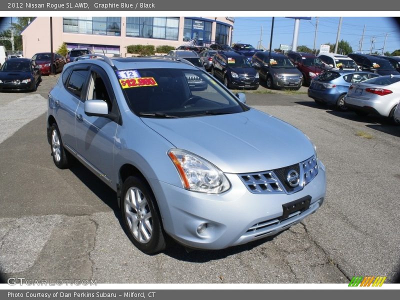 Graphite Blue / Black 2012 Nissan Rogue SL AWD