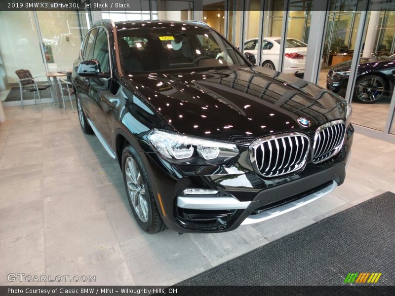 Jet Black / Black 2019 BMW X3 xDrive30i