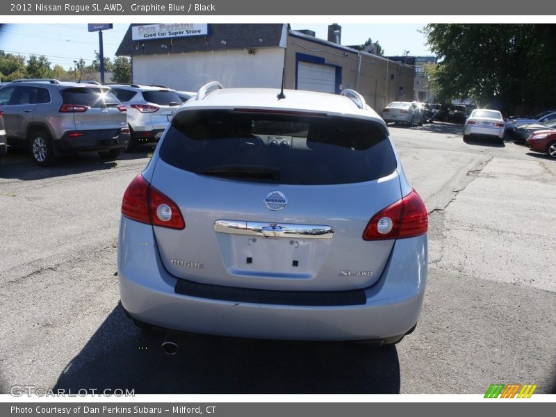 Graphite Blue / Black 2012 Nissan Rogue SL AWD
