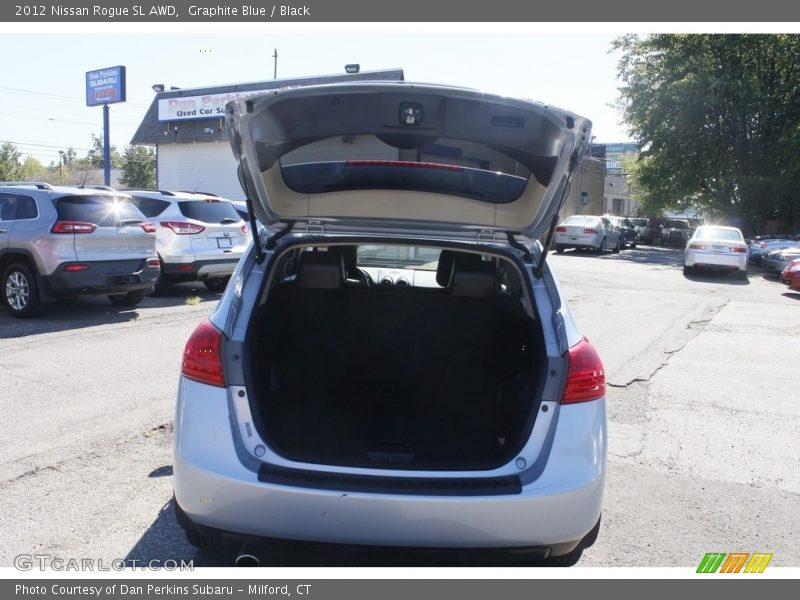 Graphite Blue / Black 2012 Nissan Rogue SL AWD
